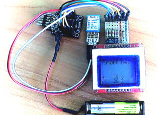 Tinusaur TinuDHT11 Library DHT11 Temperature Humidity Sensor with Nokia 5110 LCD