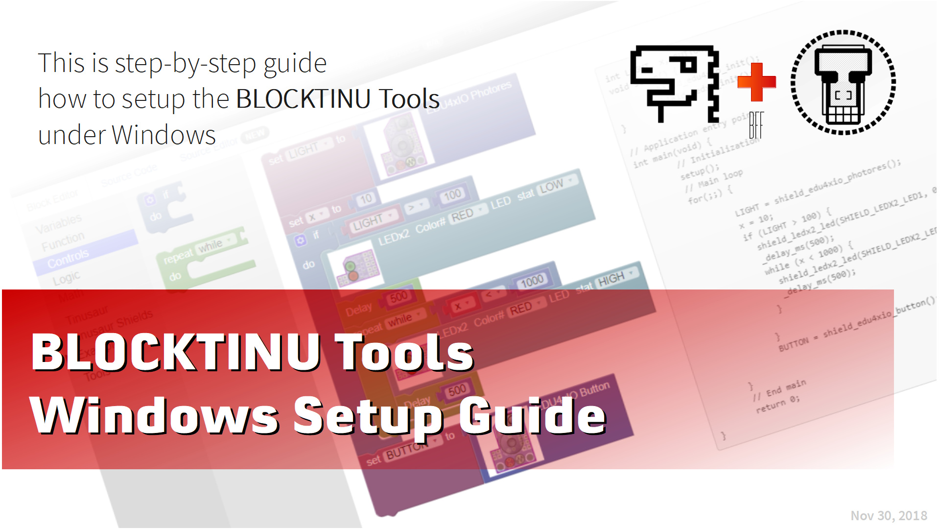 Blocktinu Tools – Windows Setup