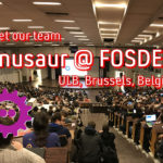Tinusaur Team at FOSDEM