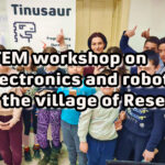 STEM workshop on electronics and robotics in the village of Resen